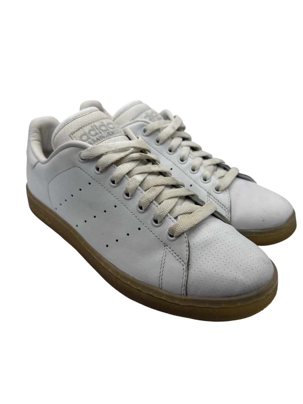 VINTAGE 2007 ADIDAS STAN SMITH WHITE TOE SNEAKERS MEN'S SIZE US 9